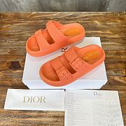 Fortok Dior 24SS Summer Beach Slippers Orange - 3