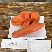 Fortok Dior 24SS Summer Beach Slippers Orange - 2