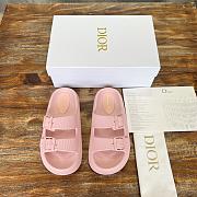 Fortok Dior 24SS Summer Beach Slippers Pink - 1