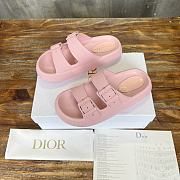 Fortok Dior 24SS Summer Beach Slippers Pink - 2