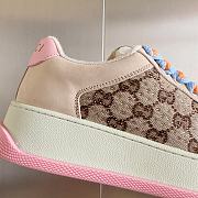 Fortok Gucci Screener Sneaker Beige Pink - 2