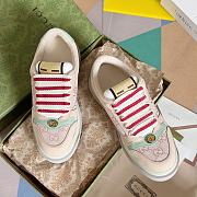 Fortok Gucci Screener Sneaker Beige Red - 1