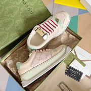 Fortok Gucci Screener Sneaker Beige Red - 2