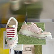 Fortok Gucci Screener Sneaker Beige Red - 4