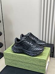 Fortok Gucci Ripple Trainer in Black - 1