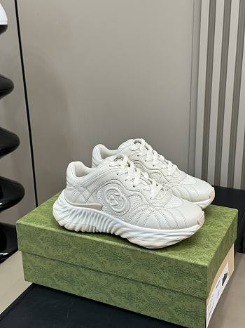 Fortok Gucci Ripple Trainer in White