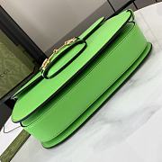 Fortok Gucci Horsebit 1955 Shoulder Bag In Green 602204 25x18x8cm - 6