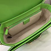 Fortok Gucci Horsebit 1955 Shoulder Bag In Green 602204 25x18x8cm - 2