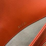 Fortok Gucci Horsebit 1955 Shoulder Bag In Orange 602204 25x18x8cm - 4