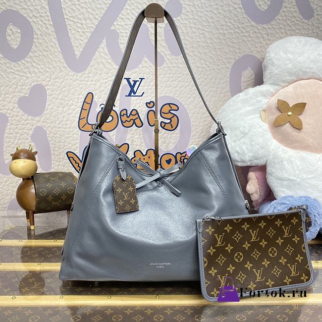 Fortok Louis Vuitton CarryAll Dark Bag Grey M12583 39x30x15cm  - 1