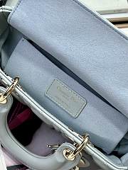 Fortok Dior Lady D-Joy Bag Light Blue 22.5cm  - 2
