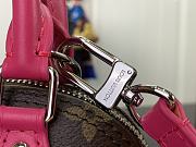 Fortok Louis Vuitton Nano Alma Bag Brown and Pink M82717 18x12x8cm - 2