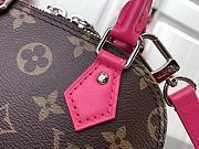 Fortok Louis Vuitton Nano Alma Bag Brown and Pink M82717 18x12x8cm - 4