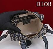 Fortok Dior Groove 20 Bag Blue Dior Oblique Jacquard 20x13.5x12.5cm - 4