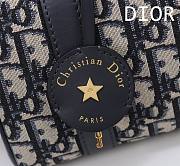 Fortok Dior Groove 20 Bag Blue Dior Oblique Jacquard 20x13.5x12.5cm - 2