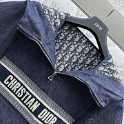 Fortok Dior 2024 Ribbon Denim Hooded Jacket & Skirt Set  - 5