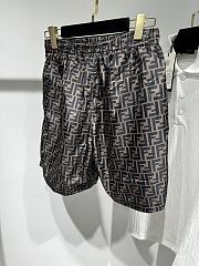 Fortok Fendi Classic Old Flower FF Shorts - 2