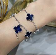 Fortok Van Cleef & Arpels Blue Five-flower Four-leaf Clover Bracelet - 2