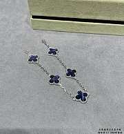 Fortok Van Cleef & Arpels Blue Five-flower Four-leaf Clover Bracelet - 6