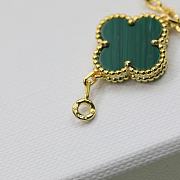 Fortok Van Cleef & Arpels Flower Four-Leaf Clover Green Five-Flower Bracelet - 5