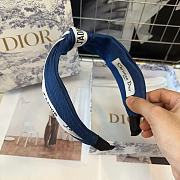 Fortok Dior Denim Headband Light Blue/ Dark Blue - 6