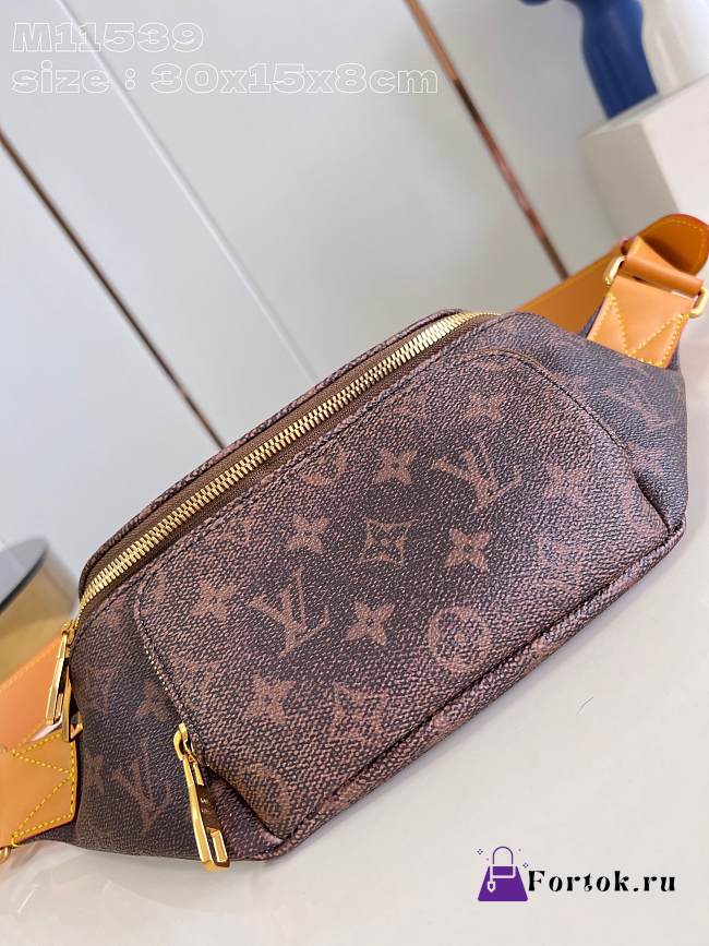 Fortok Louis Vuitton Rush Bumbag Monogram Dust Coated Canvas M11539 30x15x8cm - 1