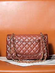 Fortok Chanel 24A Classic Flap Bag Brown 25.5cm - 6