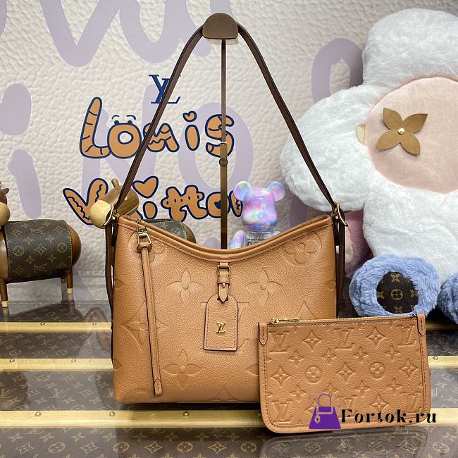 Fortok Louis Vuitton CarryAll PM Bag Cognac Brown M11790 29.5x24x12cm - 1