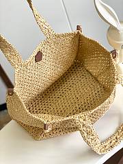 Fortok Louis Vuitton OnTheGo MM Bag Raffia M24723 37.5×30×17cm - 4
