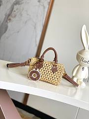 Fortok Louis Vuitton Nano Speedy Raffia M83525 16x10x7.5cm - 1