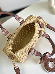 Fortok Louis Vuitton Nano Speedy Raffia M83525 16x10x7.5cm - 2