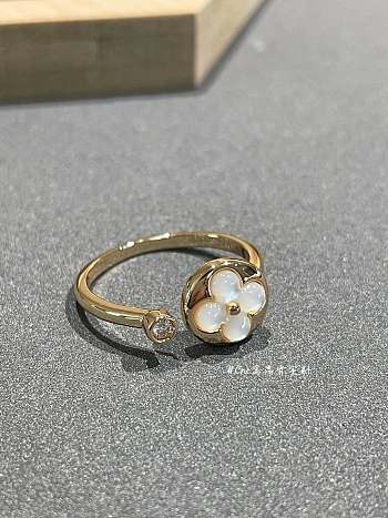 Fortok Louis Vuitton Four-leaf Clover Open Ring