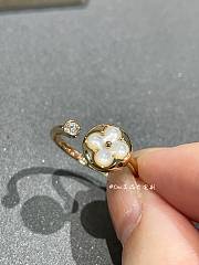 Fortok Louis Vuitton Four-leaf Clover Open Ring - 5