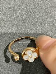 Fortok Louis Vuitton Four-leaf Clover Open Ring - 4