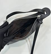 Fortok Fendi Simply Shoulder Bag Black 8662As 22x4x12cm - 5