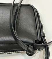 Fortok Fendi Simply Shoulder Bag Black 8662As 22x4x12cm - 3