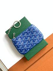 Fortok Goyard Senat Nano Key Case Blue 13x1x9cm - 1