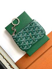 Fortok Goyard Senat Nano Key Case Green 13x1x9cm - 1