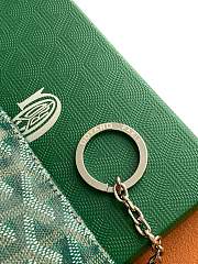 Fortok Goyard Senat Nano Key Case Green 13x1x9cm - 6