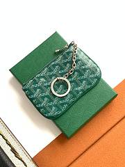 Fortok Goyard Senat Nano Key Case Green 13x1x9cm - 4