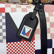 Fortok Louis Vuitton Keepall Bandoulière 50 Bag Red/Blue M11674 50x29x23cm - 3