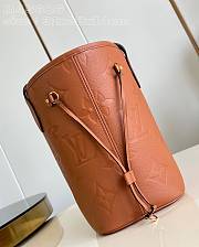 Fortok Louis Vuitton Neverfull MM Bag Brown M45686 31x28x14cm - 5