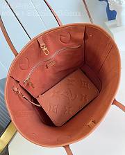 Fortok Louis Vuitton Neverfull MM Bag Brown M45686 31x28x14cm - 2