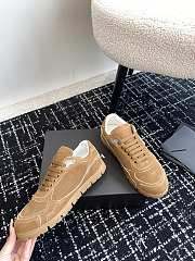 Fortok Prada Trail Faded Suede Sneakers Brown - 6