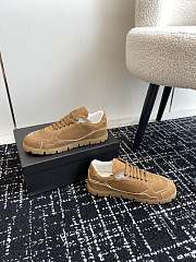 Fortok Prada Trail Faded Suede Sneakers Brown - 5