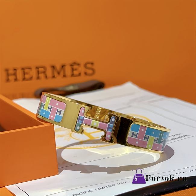 Fortok Hermes V Gold Bracelet Multicolor  - 1