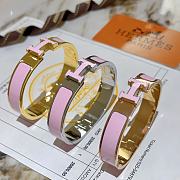 Fortok Hermes V Gold Pink Bracelet in Gold / Silver / Gold Rose  - 1