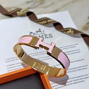 Fortok Hermes V Gold Pink Bracelet in Gold / Silver / Gold Rose  - 5