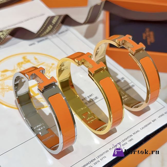 Fortok Hermes V Gold Orange Bracelet in Gold / Silver / Gold Rose - 1