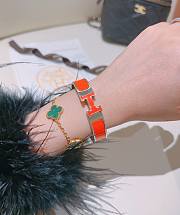 Fortok Hermes V Gold Orange Bracelet in Gold / Silver / Gold Rose - 3